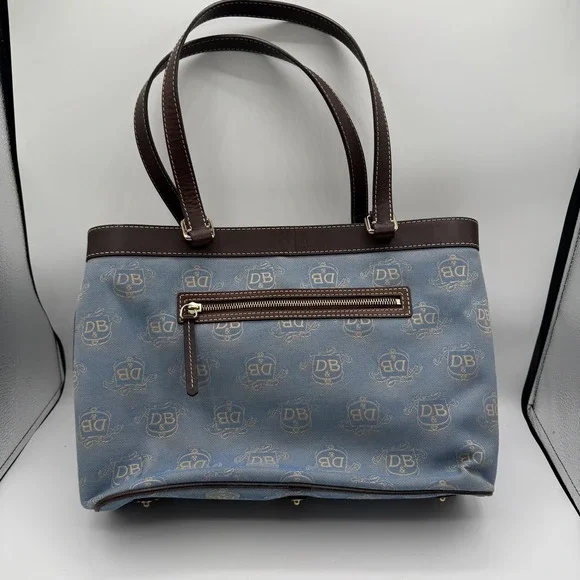 Dooney & Bourke Shoulder Bag Womens Monogram DL57C X8 Pouch Wallet Set Purse - Picture 2 of 16